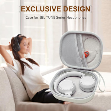 LTGEM EVA Hard Case for JBL Tune 510BT/520BT/660NC/670NC/570BT/525BT/500BT/500 Headphone Storage bag(only bag)