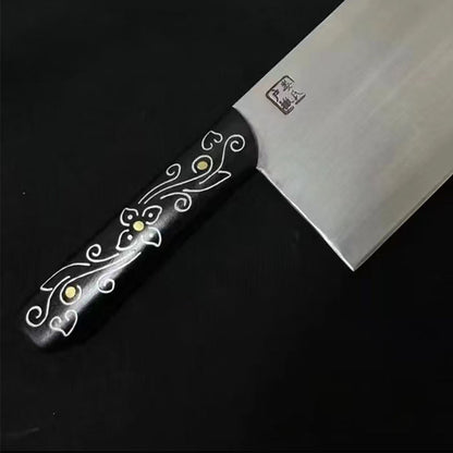 Facas de Cozinha Afiadas Aço BG42 Aviação Lâmina Cutelo de Chef Picador Fatiador Forjado Artesanal Faca Husa Ferramentas de Culinária
