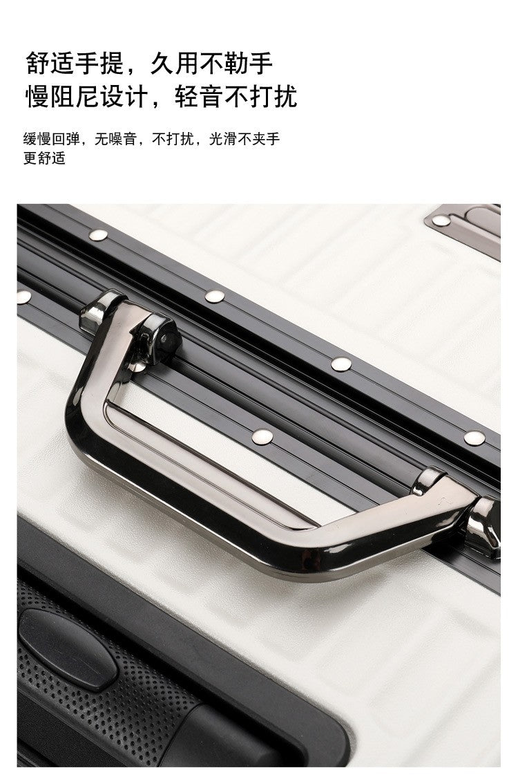 Luggage Suitcase Aluminum Frame 20 Trolley Case Universal Wheels 24 Female Male Students 26 Durable Password 28inch Leather Case