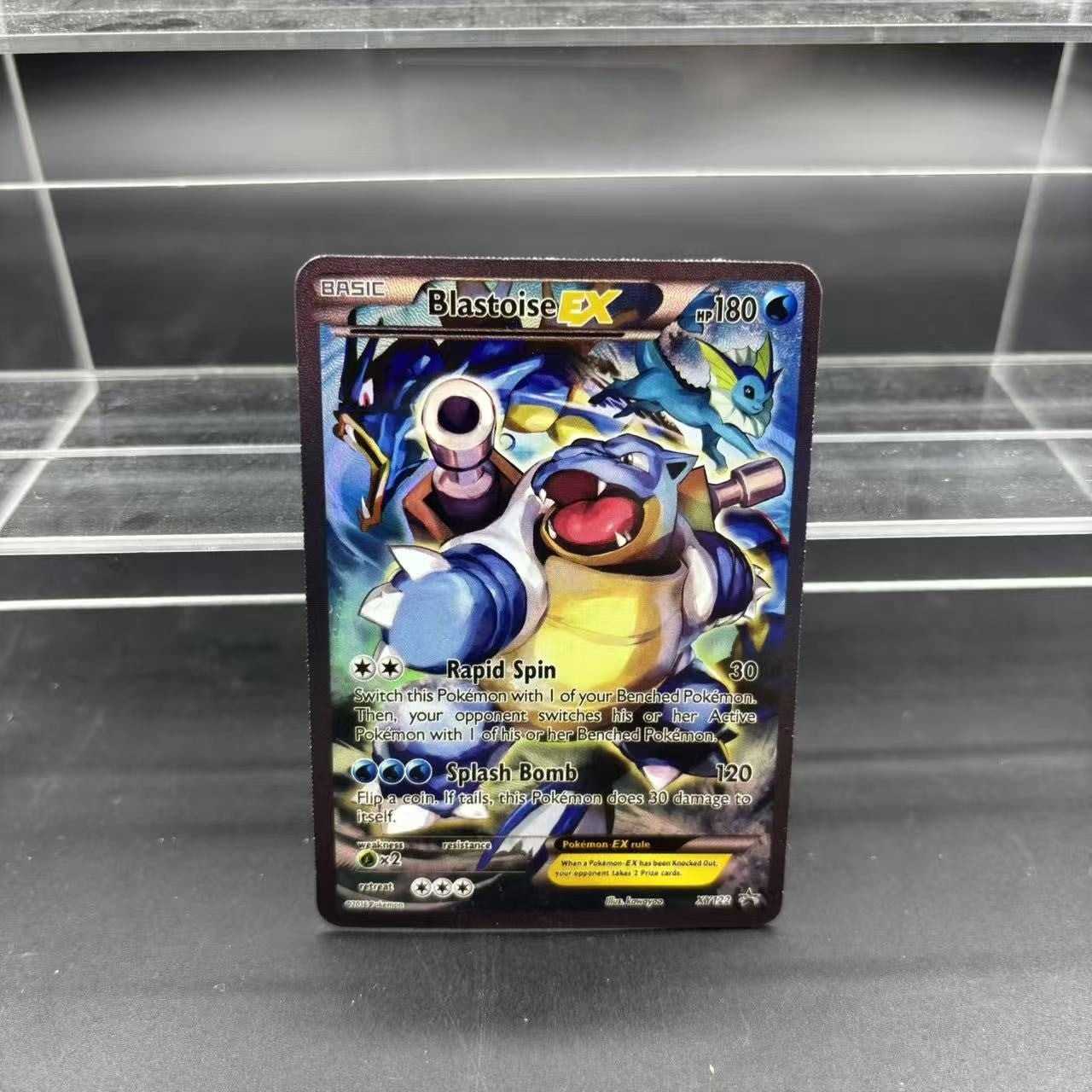 DIY PTCG Collection Cards Blastoise Charizard Venusaur EX EN Self Made Single Card Classic Game Anime Card Gift Toy
