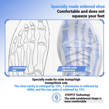 Xtep 2000km Plus Running Shoes 2025 New Spring Lightweight Anti-slip Wear-Resistant Men's Training Jogging Sneakers 875319110001