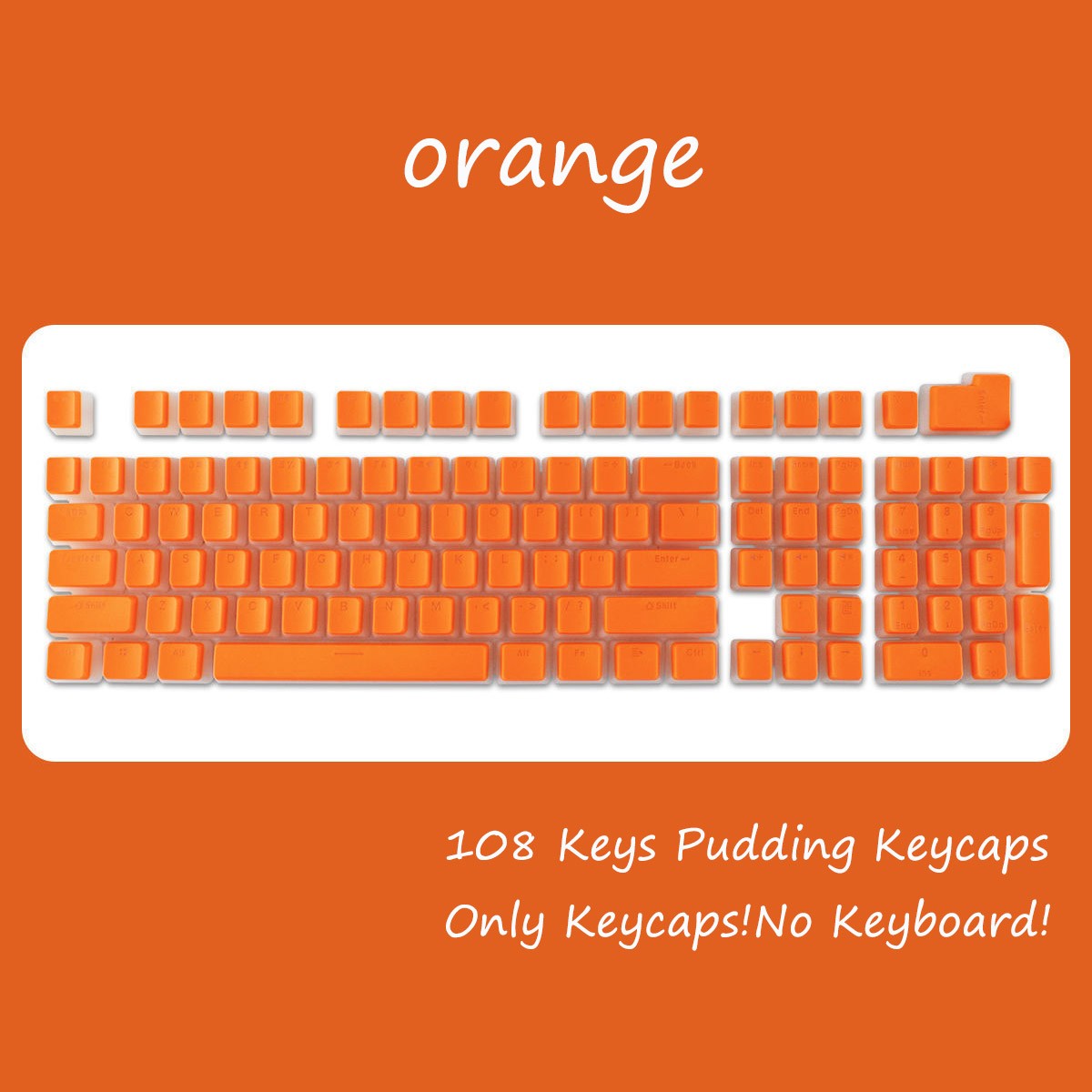 OEM Profile PBT Keycaps 108 Keys Pudding Keycap For Cherry MX Switch Mechanical Keyboard RGB Gamer backlit Key Caps Custom DIY