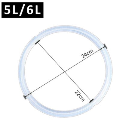 22/24CM Electric Pressure Cooker Silicone Sealing Replacement Ring Rubber Pressure Cooker Pot Replace Seal Circle Rings Handy