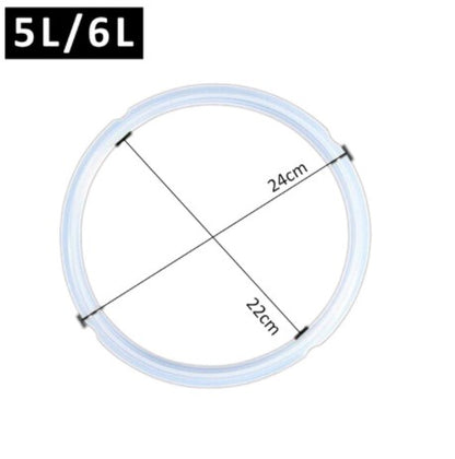 22/24CM Electric Pressure Cooker Silicone Sealing Replacement Ring Rubber Pressure Cooker Pot Replace Seal Circle Rings Handy