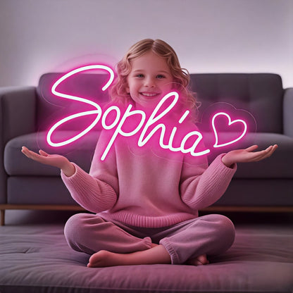 Custom your Personalised Name Neon Sign Light for girls/boys Birthday Gifts Party Bar Wedding Room Wall Decoration Neon Led Sign