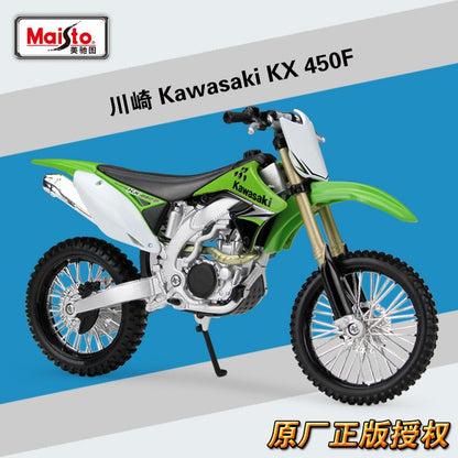 Maisto 1:12 Yamaha YZ450F Veículos Fundidos Colecionáveis Hobbies Motocicleta Modelo Brinquedos