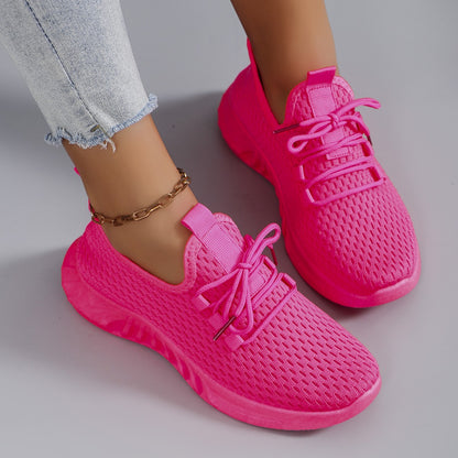 Women's summer breathable mesh flat shoes women's shoes casual sports shoes, clearance free shipping