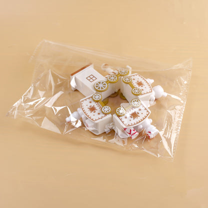 1pc Plastic Train Home Ornaments Christmas Halloween Decorations Party Decor Collectible Figurines Room Decoration Accessories