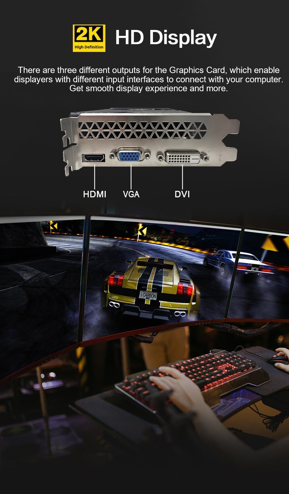 MLLSE Placa De Vídeo NVIDIA GTX 750TI 4GB GTX750 8GB GDDR5 128 bits PCIe 3.0 x16 Desktop Computador Gaming GPU Nova Placa Brasil