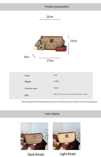 Classic style handbag with strap, featuring a shoulder-sling design, suitable for women, with a bag shape resembling