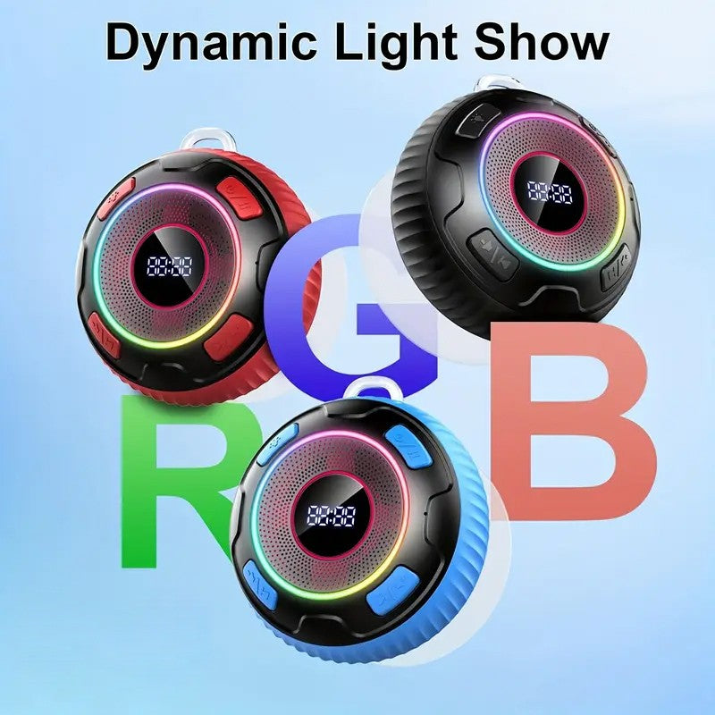 2025 Wireless Speaker S5 IPX7 Waterproof ENC Speakers IPX7 Waterproof Built-in Mic 10 hours Bluetooth Shower Speakers subwoofer