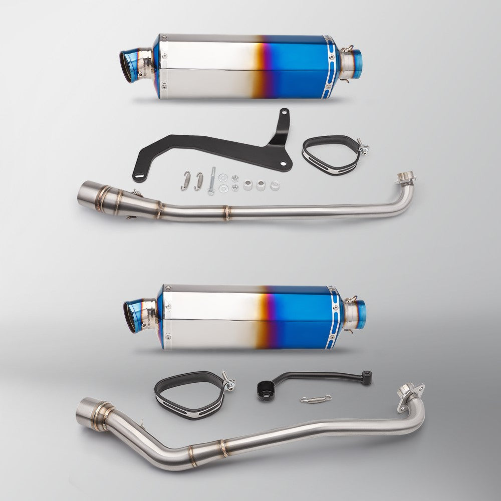 Motorcycle full exhaust system For Cross super CUB110 CC110 CUB125 CUB CC110 2021-2024 High performance low/high exhaust