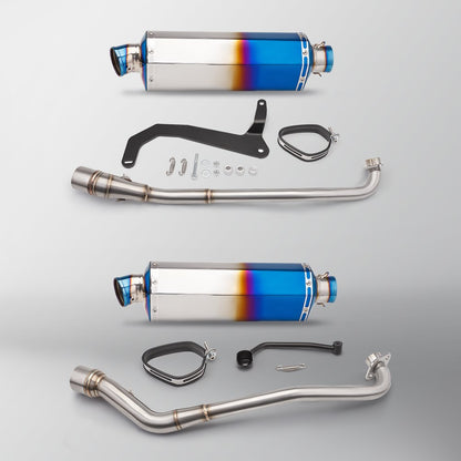 Motorcycle full exhaust system For Cross super CUB110 CC110 CUB125 CUB CC110 2021-2024 High performance low/high exhaust