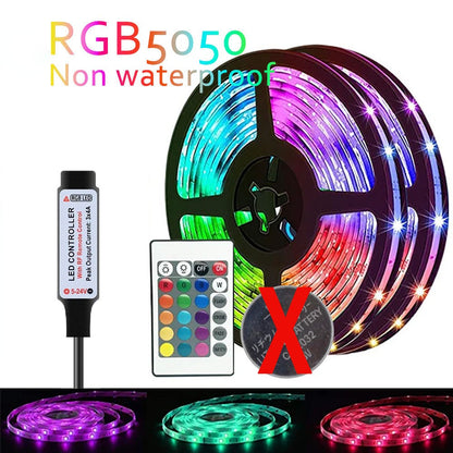 LED Strip Light Strip 5V USB RGB 5050 Light Strip Bluetooth APP Control Suitable For Bedroom And Children's Room Decoration