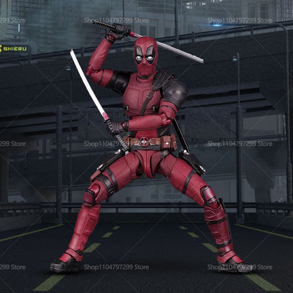 Boneco de Ação Deadpool X-Men Legend Series Figure Wade Winston Wilson Bonecos Articulados Modelos de Mobilidade Articulada Coleção Decoração Brinquedo Presente