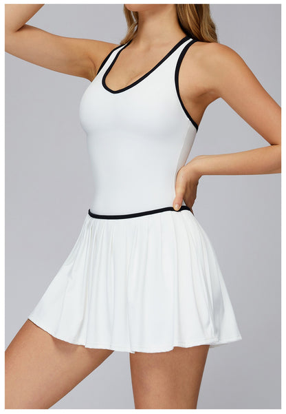 Yoga Jumpsuit Women Set Sexy Anti Glare One-Piece Jumpsuit Dance Ballet Sports Dress Gym Push Up Rompers Running Tennis Sports