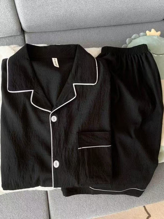 Cloud Cotton Lightweight ort Sve Spwear Men's Summer Home Clothes Thin Fabric Bla ort Pants Simple Youth Sle