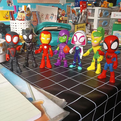 Marvel Homem-Aranha Legends Muitos Estilos Spidey E Seus Amigos Incríveis Boneco de Ação Figura Estatueta Para Presente Infantil