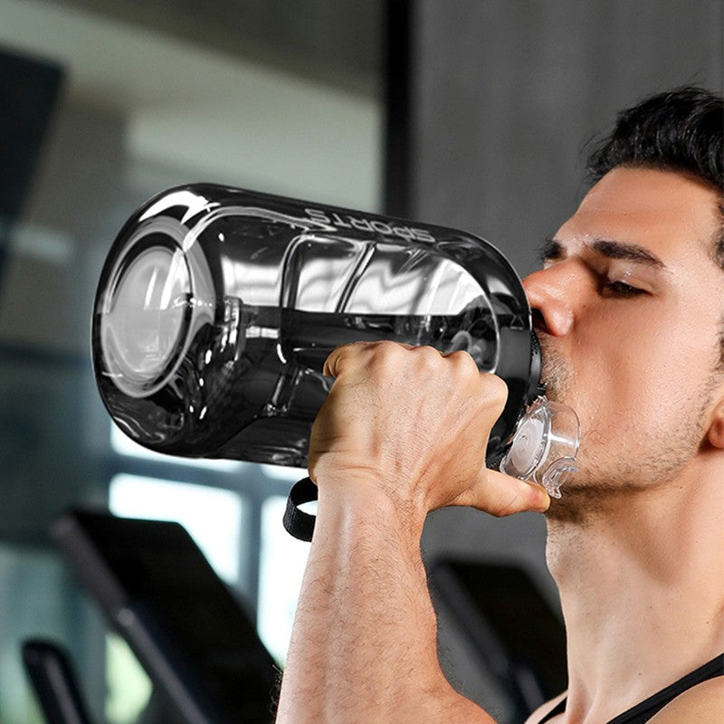 1700ML/2500ML/3800ML Fitness Cup Bpa Free Drinking Bottle Large Capacity Portable PC Sports Water Bottle With Straw
