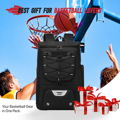 Football Backpack Men Basketball Backpack Outdoor Soccer Football Storage Bags Training Sports Knapsack with Shoe Compartment