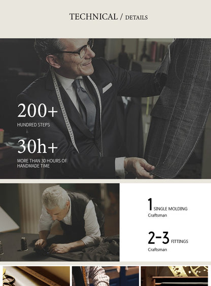 ST Cassy Elegant man suit for wedding Slim Fit Double Breasted Multiple buttons Casual Business man 2 piece outfit set