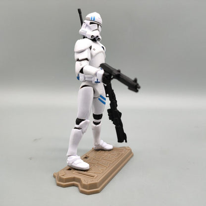 Lote de 3 Bonecos Soltos Star Wars Elite Force 501st 442nd Shadow Utapau Gree Shock Battalion Trooper 3.75" Coleção