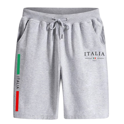 Italy Fashion Men's Walking Shorts Spring Summer Classic Male Casual Sports Knee-length Shorts Gym Fitness Quick-dry Short Pants