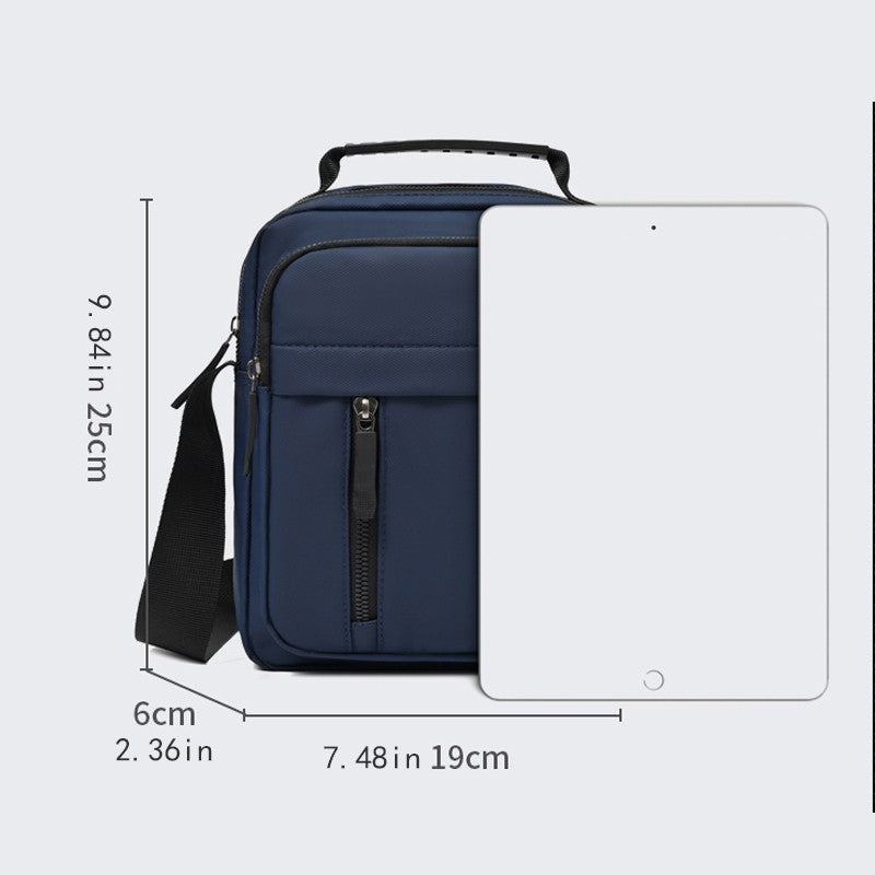 Men's Business Crossbody Bag - Advanced Multi compartment Design, Office and Leisure Shoulder Bag, for Dad and Husband (Annivers