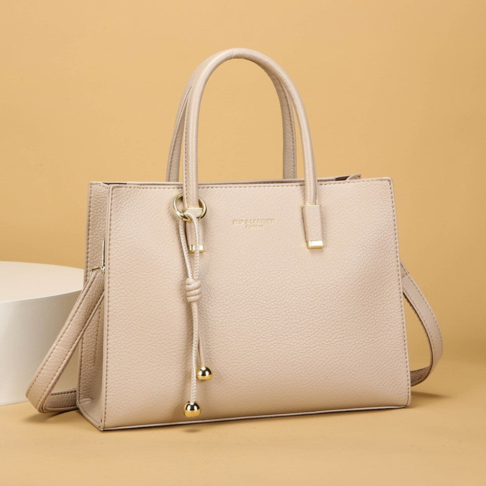 Genuine Brand Top Quality Pu Leather Handbag Women's Tote Messenger Sac Designer Large Capacity 3 Levels Shoulder Crossbody Bags