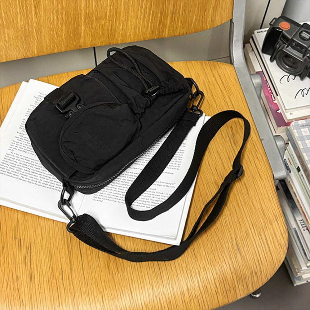 Sports Crossbody Bag, Workwear Style Design, Single Shoulder Bag, Multifunctional Lightweight Chest Bag, Mobile Phone Bag