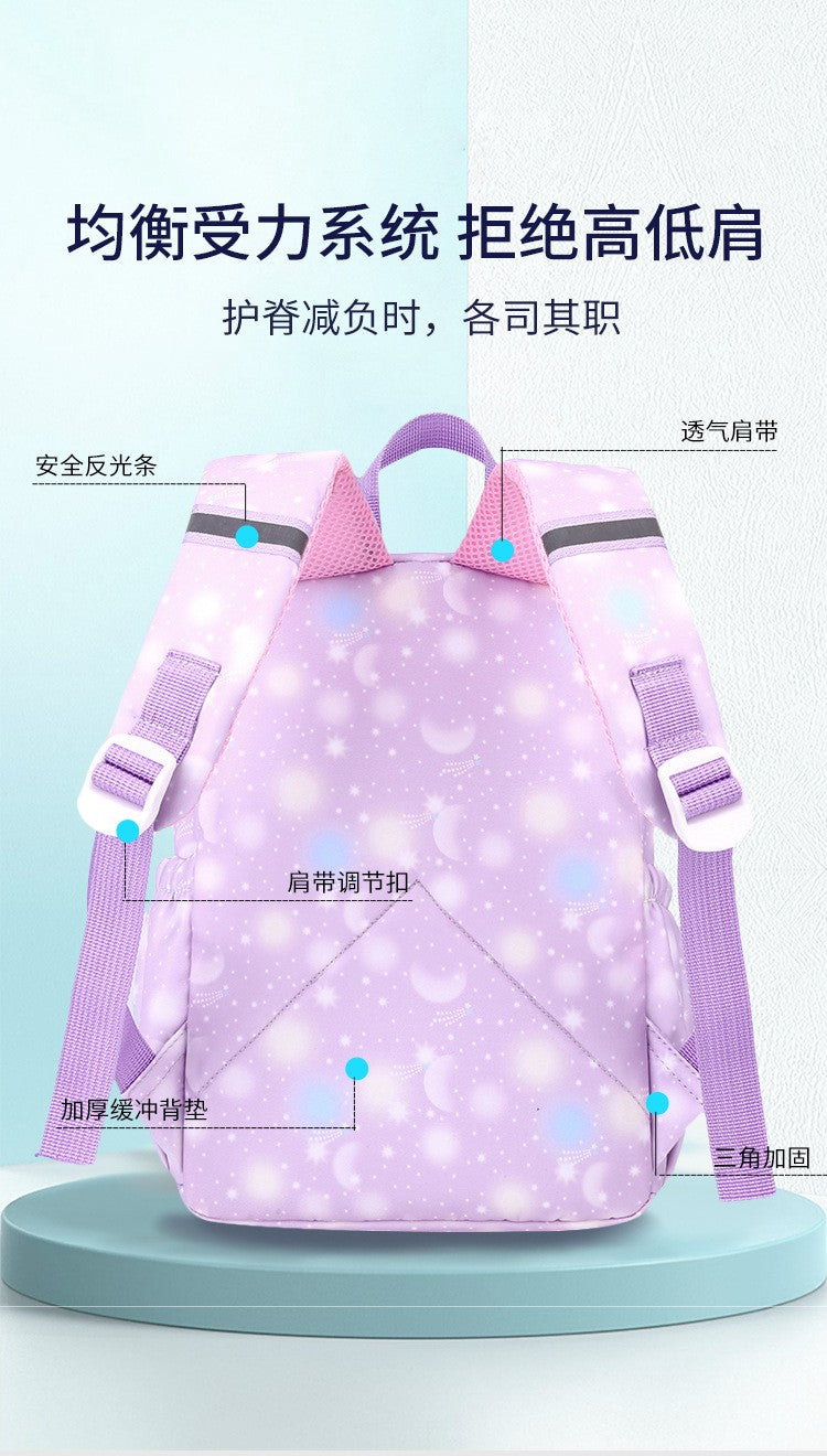 Children schoolbag new style kindergarten fashion cartoon backpack large capacity light backpack