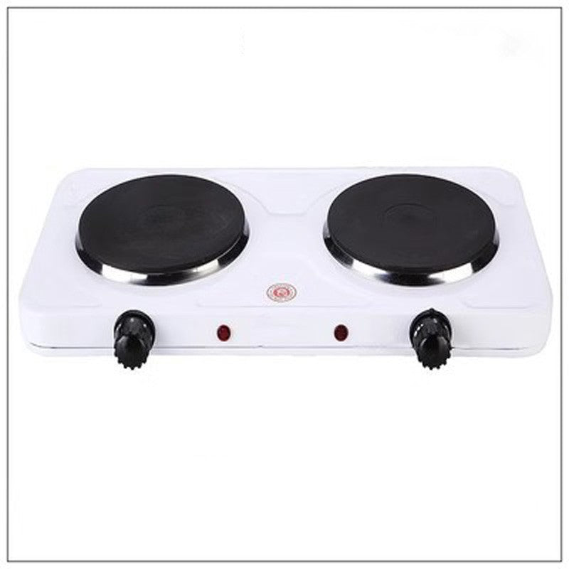 110/220V Electric Burner Hotplate Coffee Heating Stove 2 Pots Heater Induction Cooker Stove Furnace Adjustable Temperature 2000W