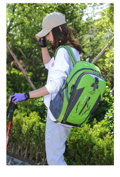 Mochila de Viagem Grande Capacidade Moda Masculina Escalada Esportiva Clássica para Viagem