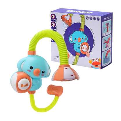 Chuveiro Infantil com Bomba Manual e Mangueira, Brinquedos de Banho para Crianças, Chuveirinho de Banheira para Bebês, Brincadeira Aquática, Aniversário de Meninos e Meninas