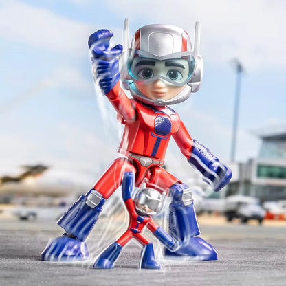 Em estoque, Blokees Genuínos Marvel Spidey Amazing Friend Homem-Aranha Miles Homem-Formiga Boneco Anime Action Figure Colecionáveis Brinquedos Modelo
