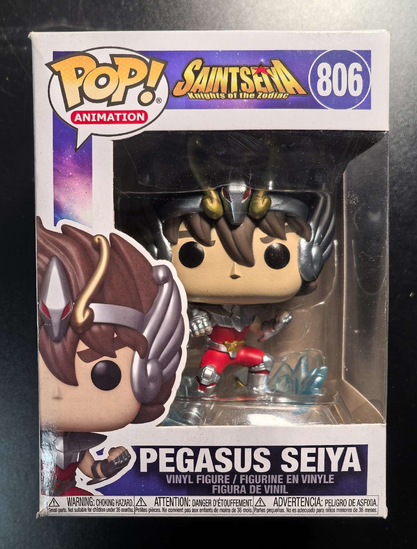 Funko Pop Cavaleiros do Zodíaco Boneco Articulado Hyoga de Cisne #808 Shiryu de Dragão #807 Shun de Andrômeda #809 Ikki de Fênix #810 Bonecos de Vinil Brinquedos