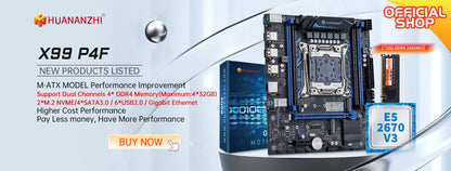 Placa-mãe HUANANZHI X99 TF LGA 2011-3 XEON X99 com suporte para Intel E5 2666 2678 2696 v3 v4 DDR3 DDR4 memória RECC NÃO-ECC NVME