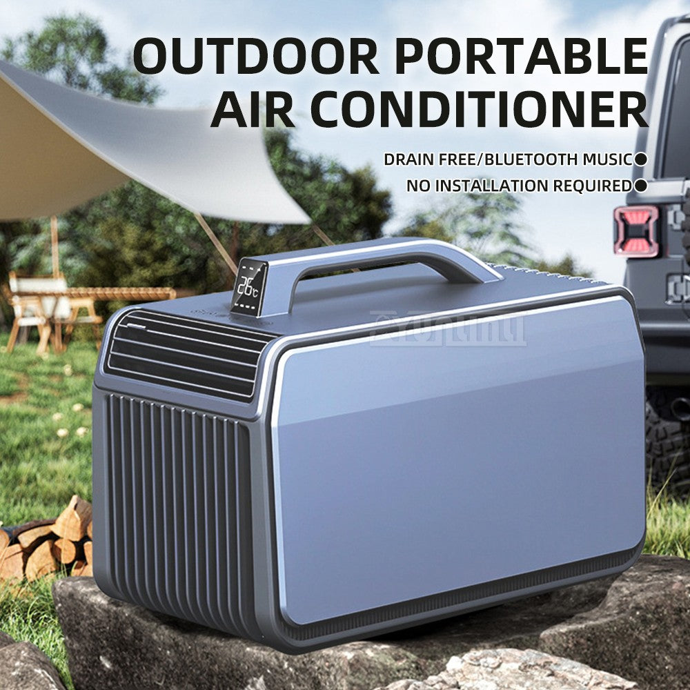 Aparelho de Ar-Condicionado Portátil para Barraca de Acampamento, Quente e Frio, Controle de Clima, Aquecedor, Resfriador, Unidade de Ar-Condicionado Móvel