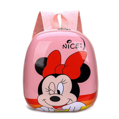 Mochila Minnie Fofa Menina Desenho Animado Disney Homem-Aranha Crianças Mochila Mickey Bolsa Escolar Infantil Elsa Bolsa de Ombro