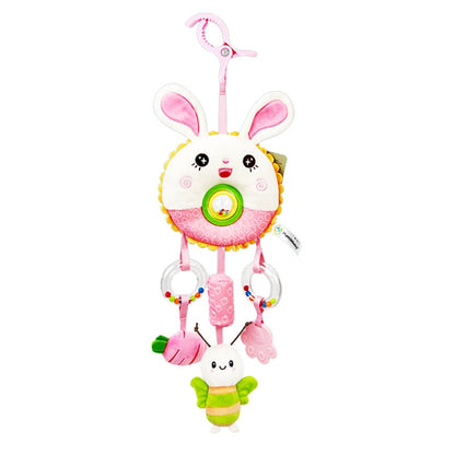 Hanging Rattles Toys Car Seat Toys for Babies 0-6 Months Newborn Crib Toys Sensory Soft Stuff Baby Stroller Toys for 0 12 Months