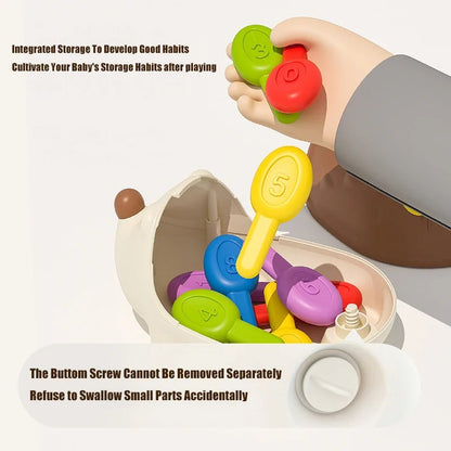 Hedgehog Montessori Baby Toys Hand-eye Coordination Fine Motor Training Develop Concentration Children Sensory Educational Toy