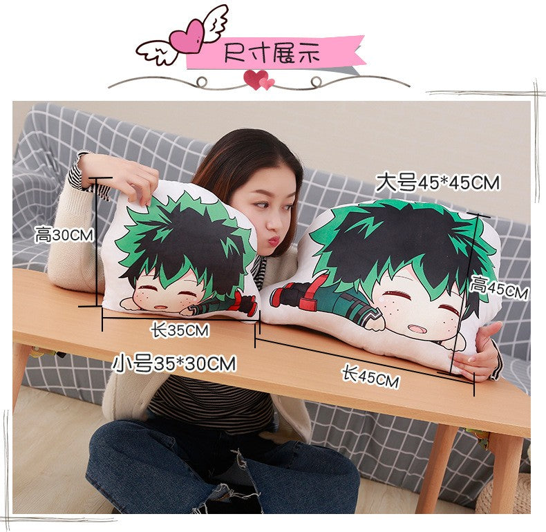 My Hero Academia Plush Stuffed Pillows Anime Boku no Hero Academia Cushion Cute Izuku Dakimakura Kawaii Katsuki Shoto Soft Dolls