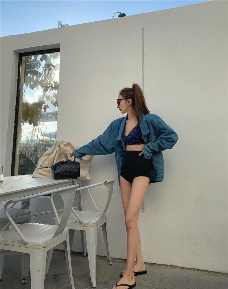 Black Shorts Women Skinny High Waist 5XL Solid Summer New Hot Girl Dancing Hipster K Pop Sexy Club Streetwear Hip Hop Casual Ins