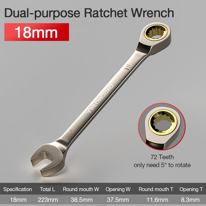 Chave Catraca Universal 72 Dentes Anel de Engrenagem Torquímetros Chaves Catraca Métrica Ferramentas Mecânicas para Reparo Automotivo