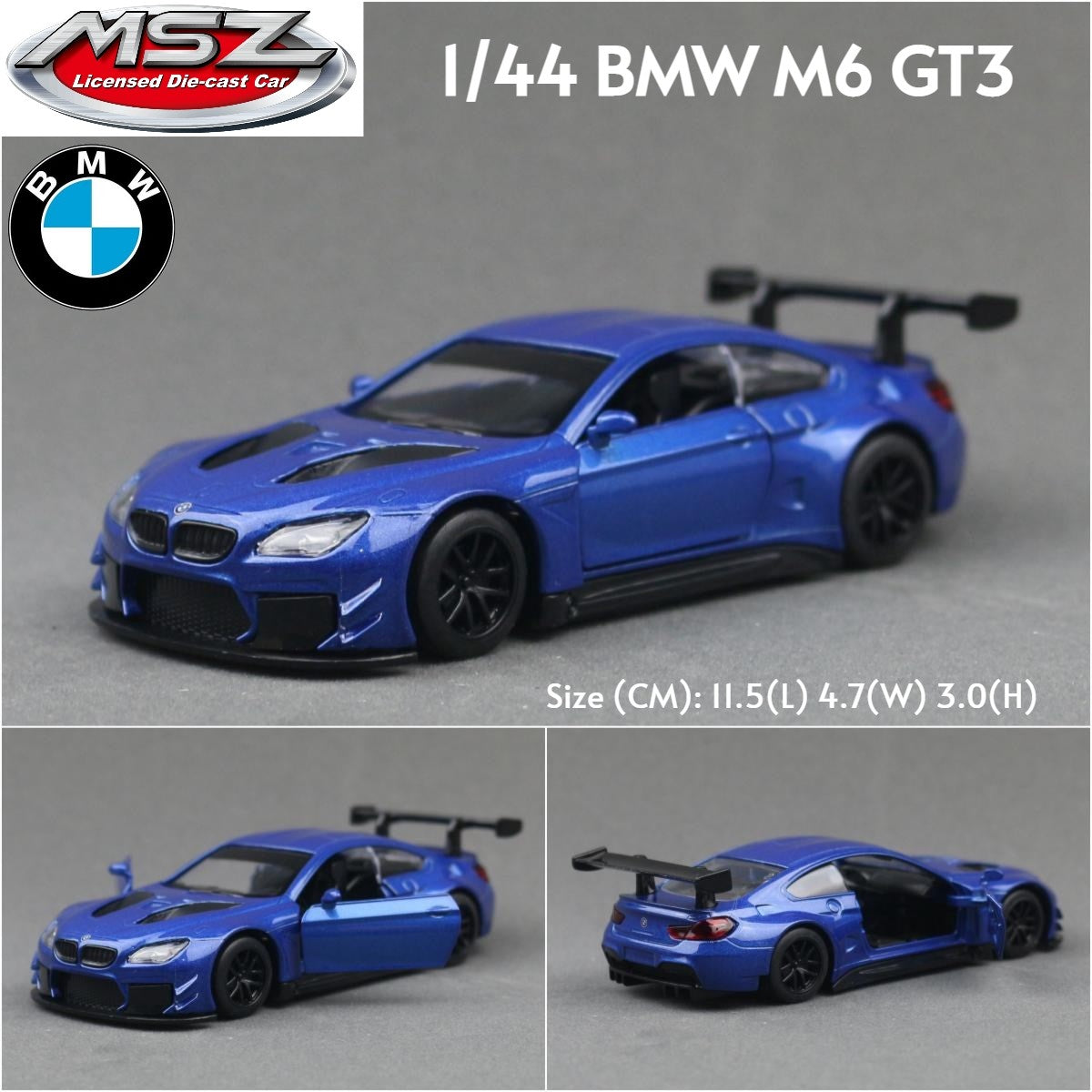 MSZ 1/43 BMW M3 M4 X6 X7 Mini Cooper SUV Carro Esportivo de Corrida Brinquedo Modelo Diecast Metal Miniatura Coleção de Fricção Presente Infantil