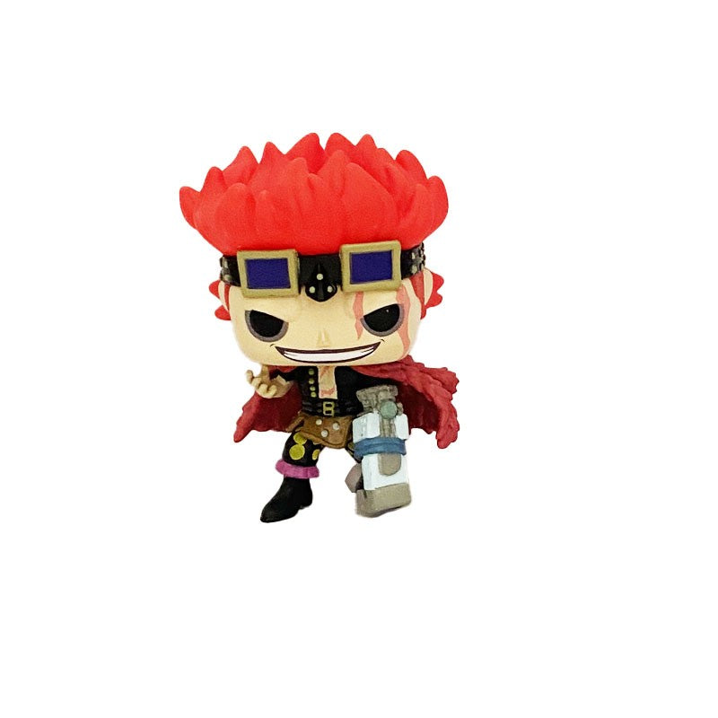 RORONOA ZORO 10cm high Children's Ornament Christmas Gift Birthday Gift BROOK Toy Anime Statue Doll Collectible Room EUSTASS KID