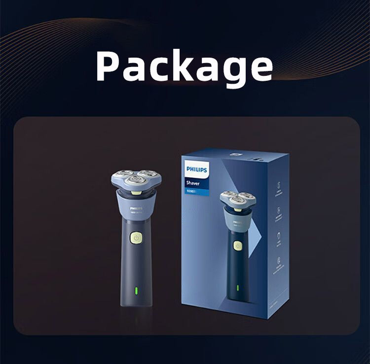 PHILIPS S1886/1887 Stand Up Electric Shaver USB Charge Stainless Steel PowerCut Blade Razor Triple Floating Head Beard Trimmer