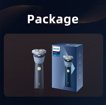 PHILIPS S1886/1887 Stand Up Electric Shaver USB Charge Stainless Steel PowerCut Blade Razor Triple Floating Head Beard Trimmer