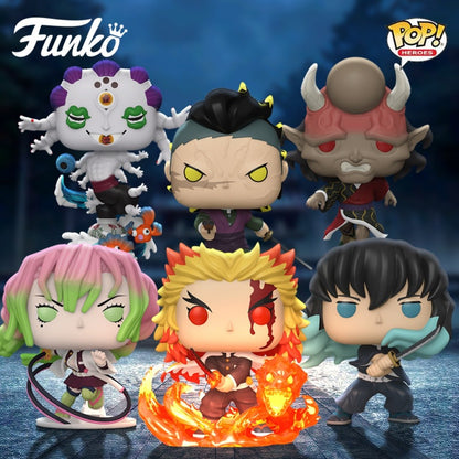 Funko Pop Demon Slayer Action Figure Muichiro Tokito Nove Pilares Chama Deus Anime Estátua Bonecos Brinquedos Colecionáveis Presente para Crianças