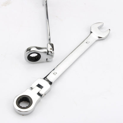 Chave Catraca Multifuncional 8-24mm para Atividades - Chave Ajustável Reversível de Dupla Finalidade Flexível para Reparo Automotivo